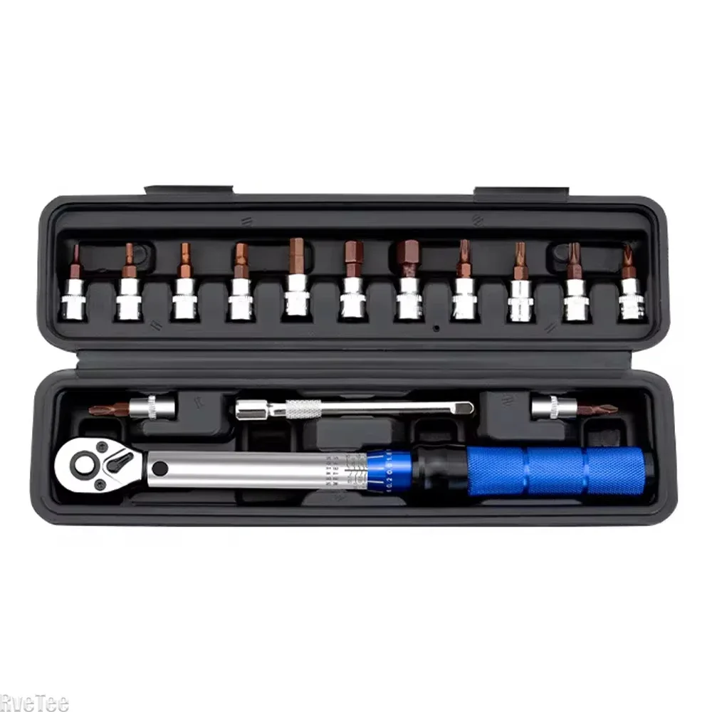 

1/4inch Ratchet Wrench Quick-release Torque Wrench Repairing Tool High Precise Torque Preset Wrenches 2-24N.m Torque Adjustable