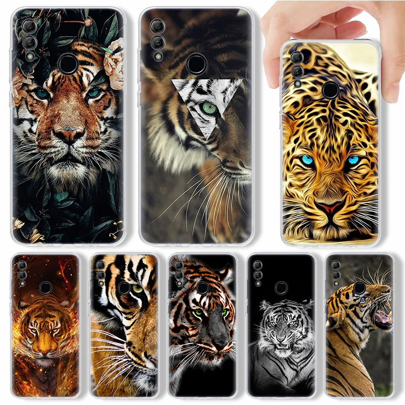 Ferocious Tiger Animal Phone Case For Xiaomi Redmi 9 9A 9C 9T 10 10A 10C 8 8A 7 7A 6 6A S2 K20 K40 Pro Soft Cover Silicone Shell