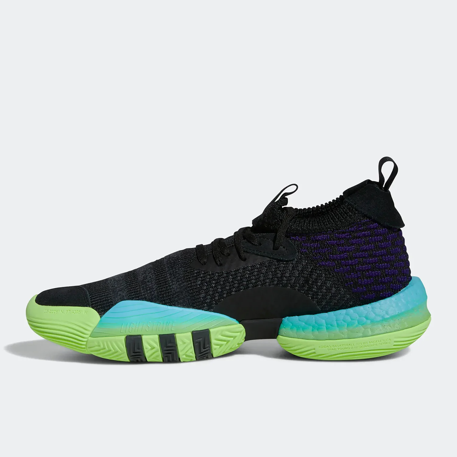 حذاء كرة السلة Adidas الرسمي الأصلي Trae Young 2 للرجال ذو الرقبة المنخفضة H06473