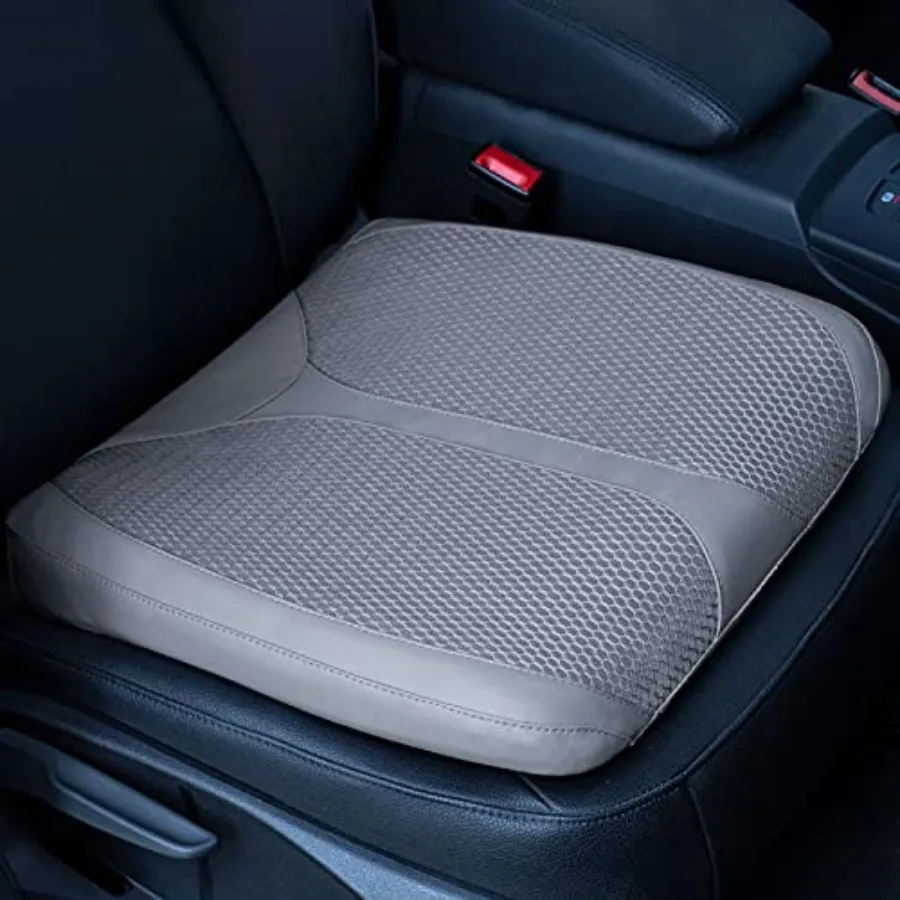 

Car Memory Foam Heightening Seat Cushion for Short Drivers, Improve Driving Vision, Double Layered Design, Hip/Tailbone/Lower B