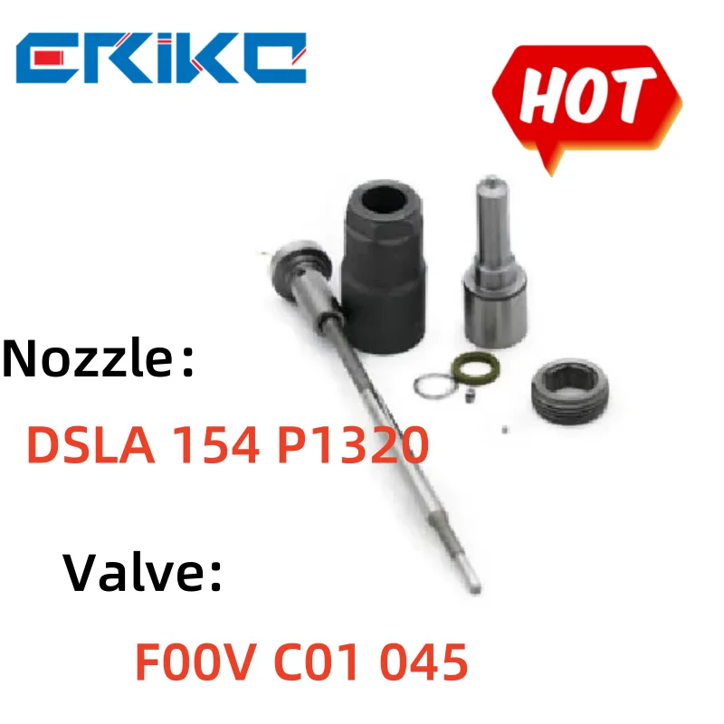 

Injector Over Repair Kits Nozzle DSLA154P1320 Valve F00VC01045 for Mercedes A6110701687 0445110105 0445110106 A6110701487