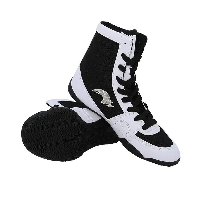 Professionelle Atmungsaktive Kampf Wrestling Schuhe männer High Top Boxen Schuhe Marke Gym Training Schuhe Hohe Qualität Boxen Stiefel