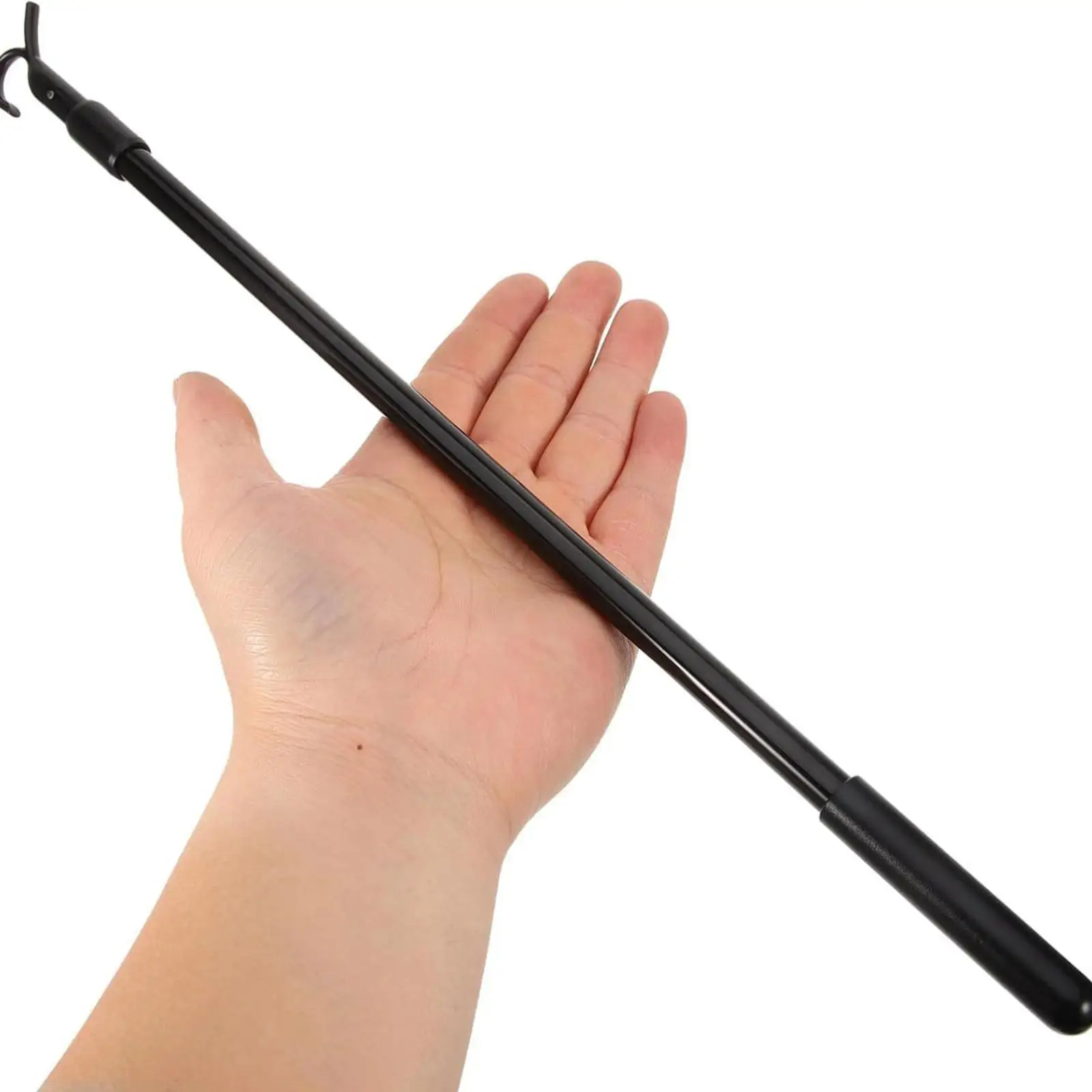 Aluminum Curtains Draw Rod Extension Telescopic Adjustable Wand Black Easy to Pull Roller Curtain Accessories