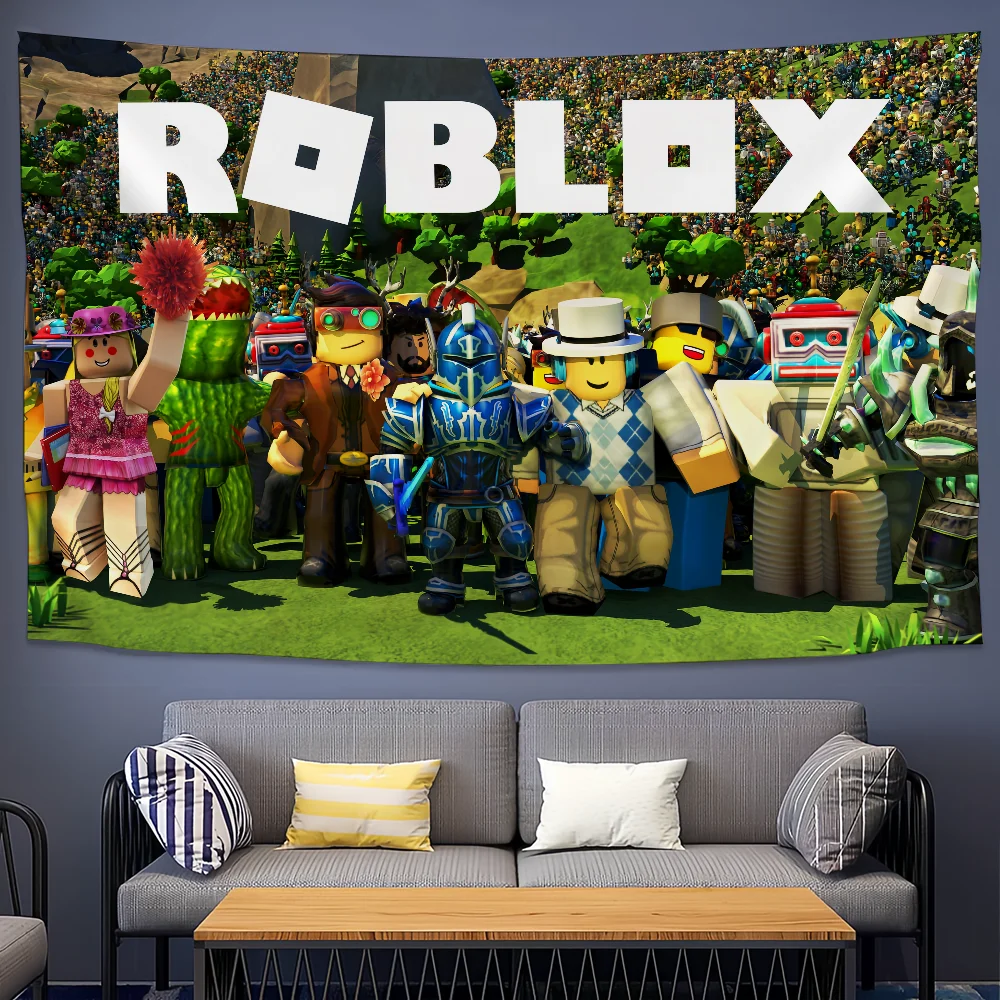 Game R-RobloxES Cool flag For Picnic Art Home Decoration Party Outdoor Camping Banner