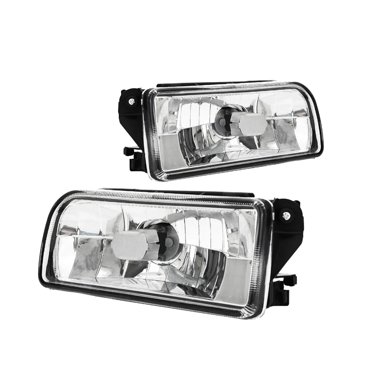 Left & Right Front Bumper Headlight Fog Housing for E36 318I 318Ti 1992-1998 Car Fog Lights Covers White