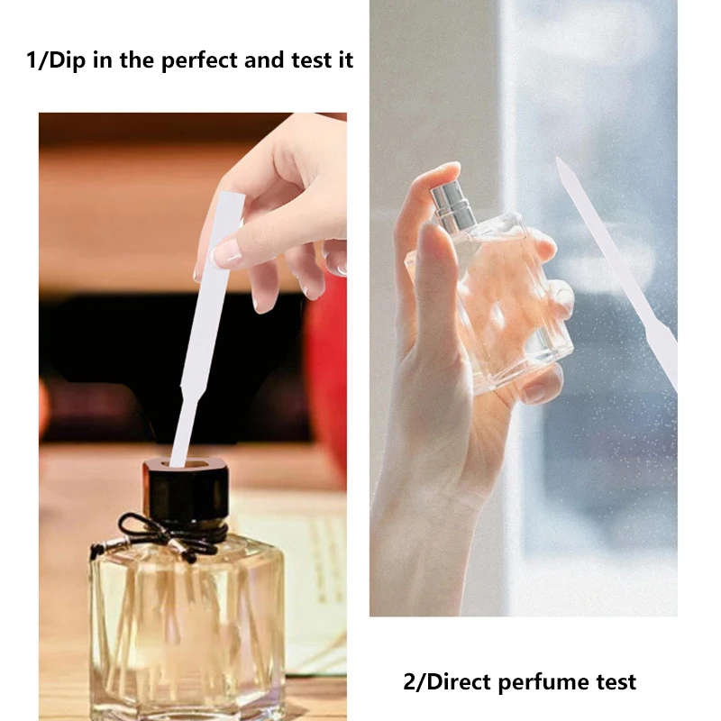 30/100Pcs Testing Aromatherapy Fragrance Perfume Essential Oils Test Tester Paper Strips Various Shape Cotton Absorbent Paper