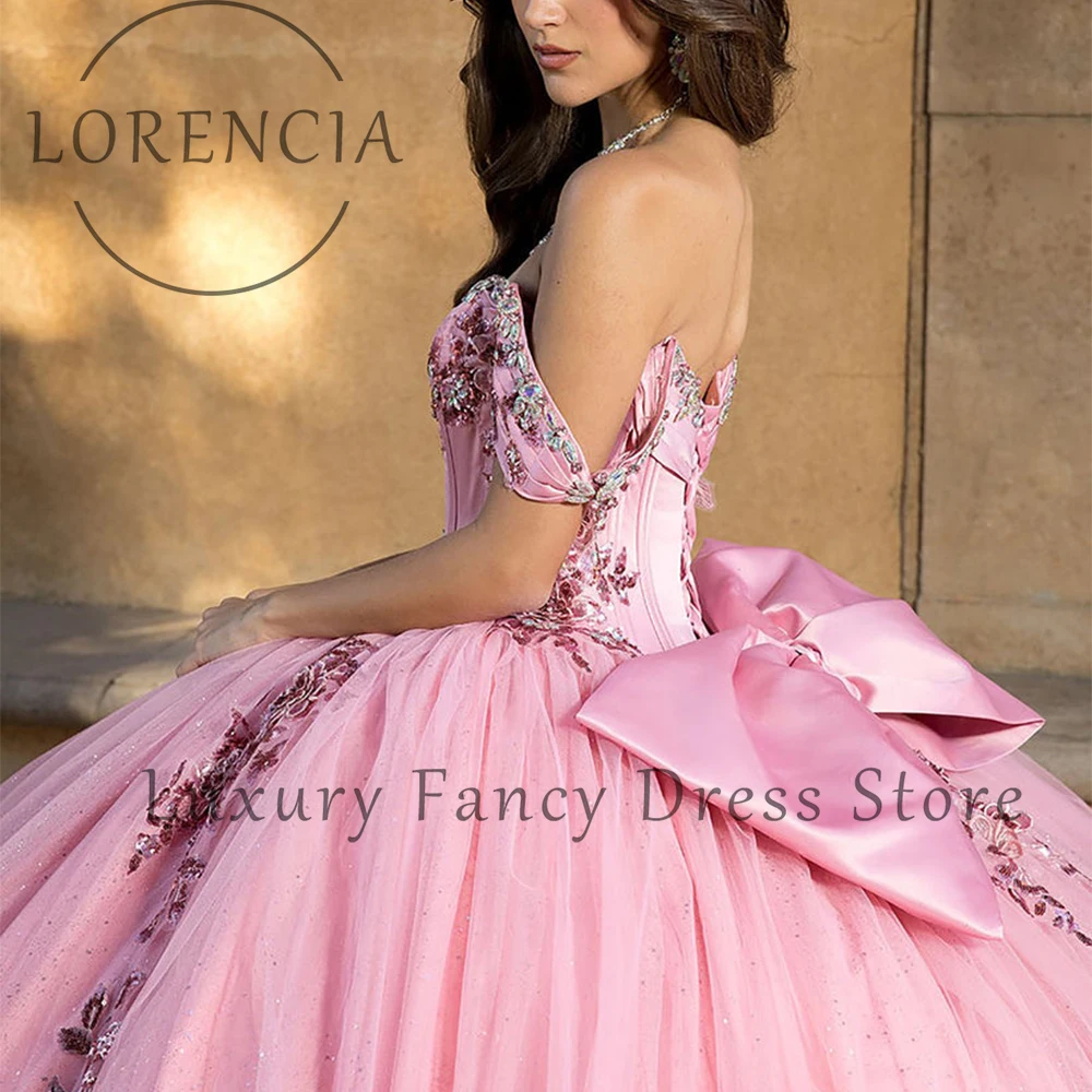 

Luxury Applique Quinceanera Dresses for Women 2025 Off Shoulder Sweetheart Ball Gown 16 Birthday Customized vestido festa junina
