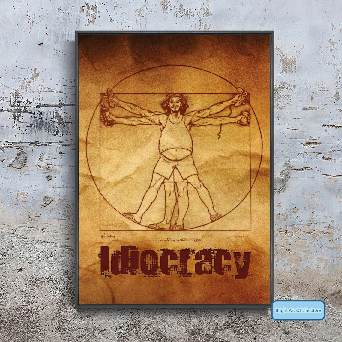 

Покрытие для плаката из фильма Idiocracy (2006), художественная фотопечать, Декор для дома в квартире, настенная живопись (без рамки)