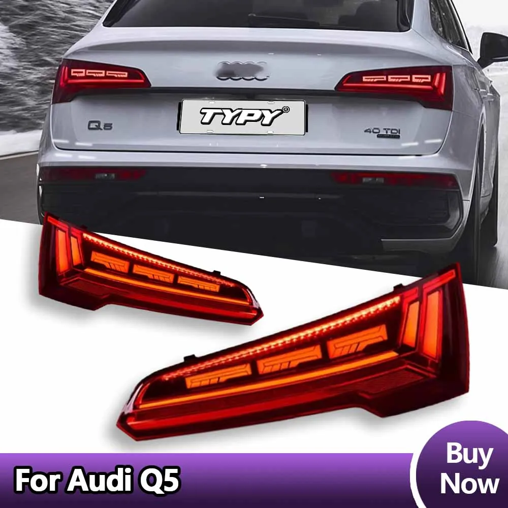 

Car Lights For Audi Q5 2018-2024 Taillight LED Projetor Tail Lamp Daytime Running Light Automotive Accessories