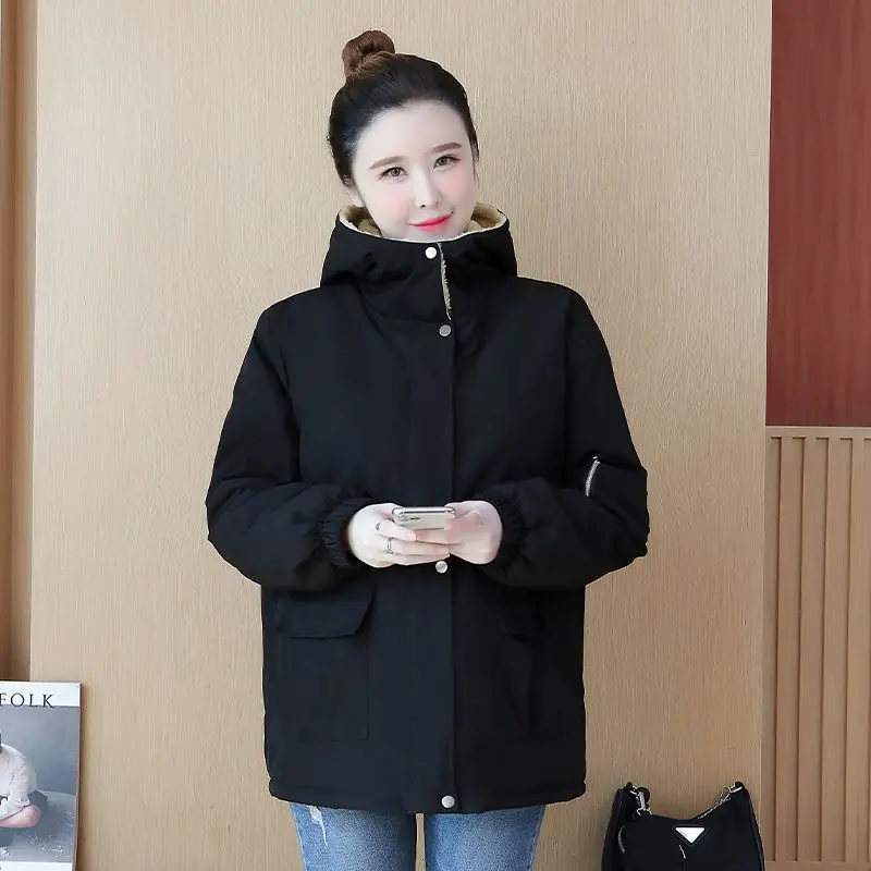 Cheap Wholesale Waterproof Autumn Winter Fashion Casual Women Overcoat Warm Jacket Thick Long Lady Coats Female  Parkas L149