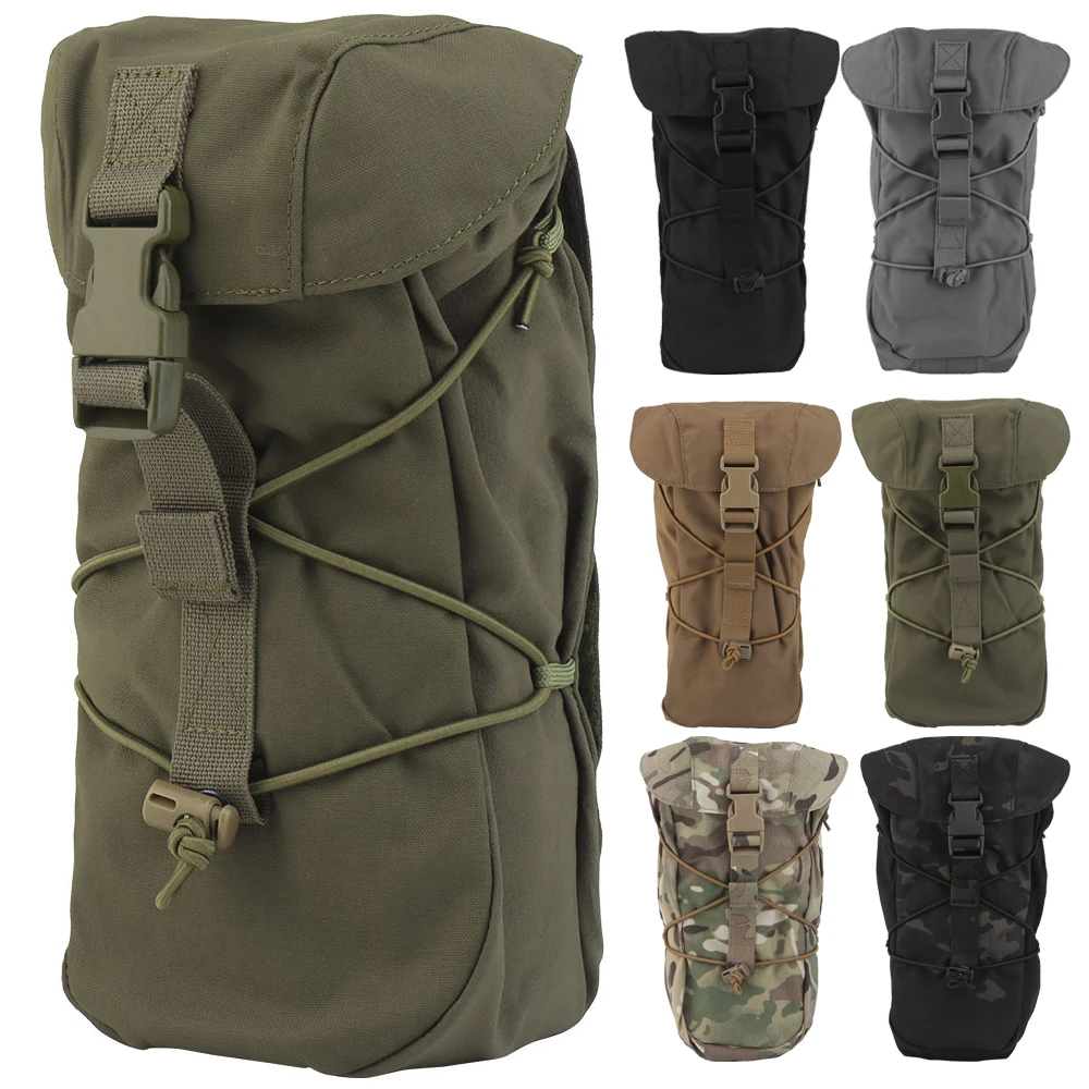 

Tactical MOLLE GP Pouch Gear Organizer Hydration Pack Outdoor Water Bladder Carrier Pack for Tactical Vest Backpack