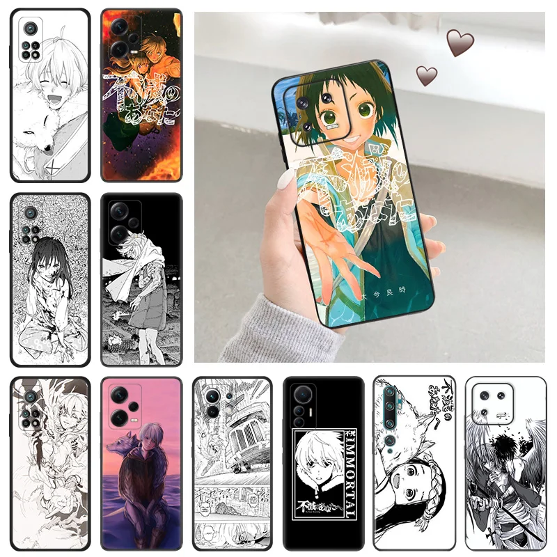 Silicone Soft Phone Case for Redmi Note 13 Pro 4G 5G 12 12c 13c Xiaomi 12t 12x 13Lite 12Lite To Your Eternity Anime Cover