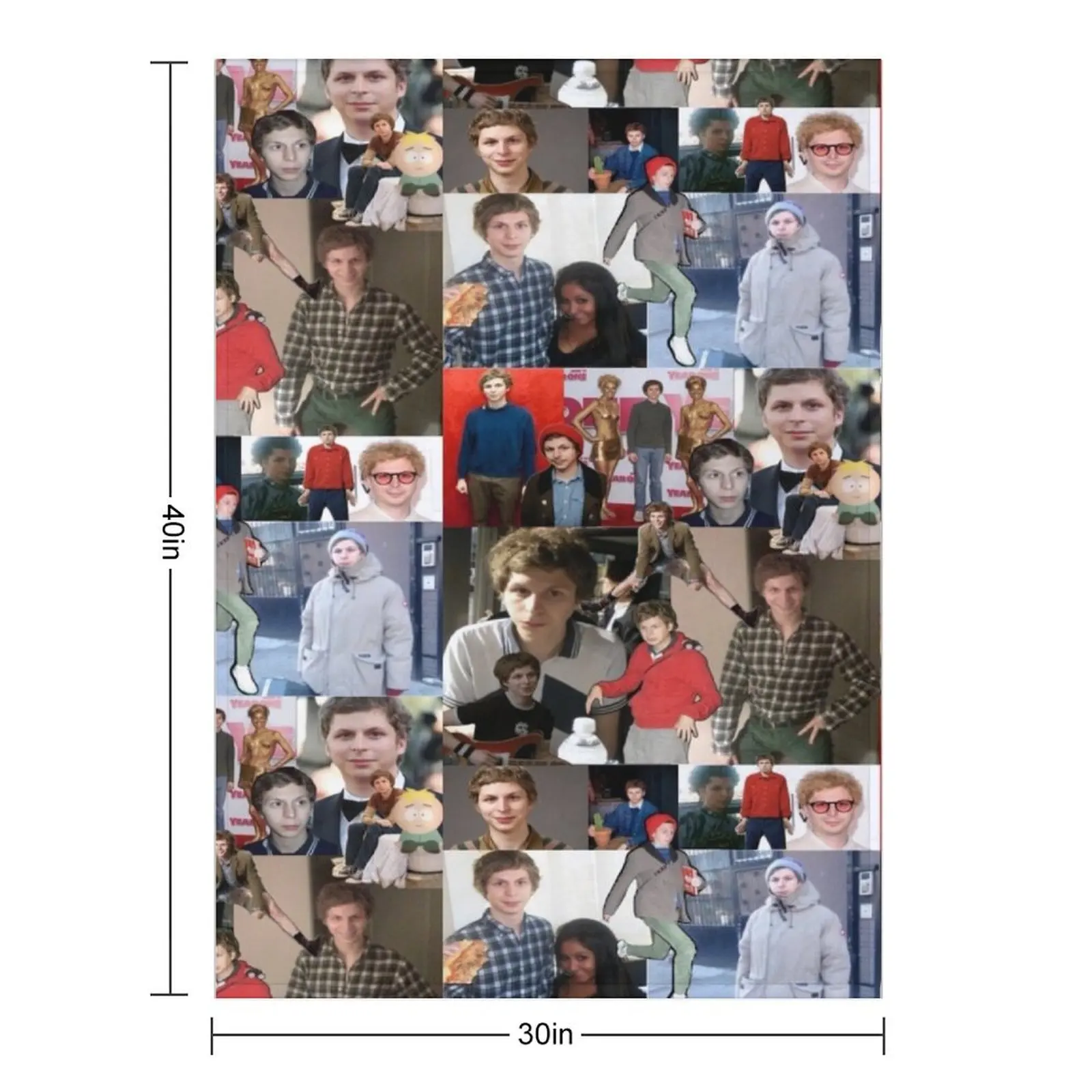 Michael Cera Throw Blanket Giant Sofa Extra Large Throw Personalized Gift Furry Decorative Sofa Decorative Sofas Blankets