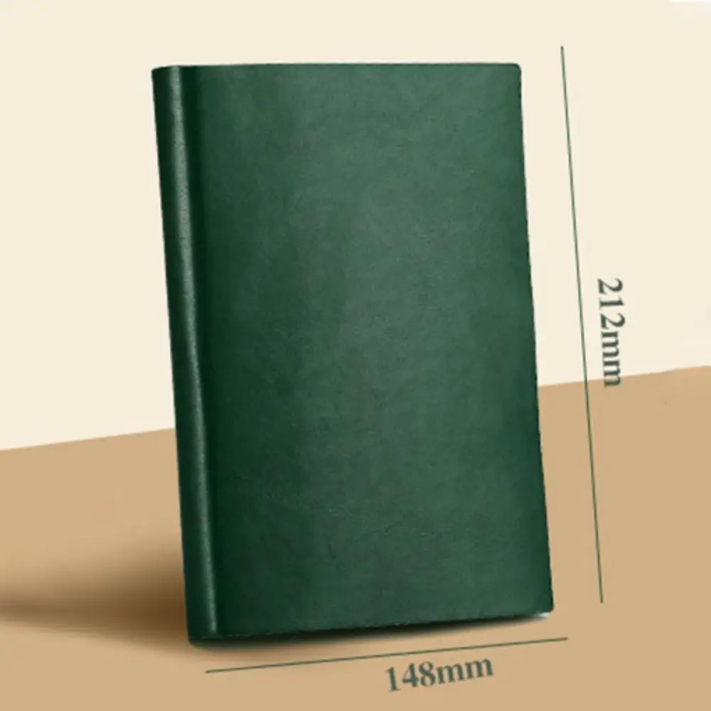 A5 Diary Notebook 280 Pages Minimalist Style Meeting Minutes Book Thick Horizontal Line Work Record Book School Supplies