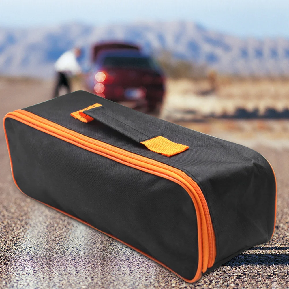 

2pcs Vacuum Cleaner Storage Bag Black Portable Organizer For Automotive Use Durable Tool Kit Foldable Wear-Resistant