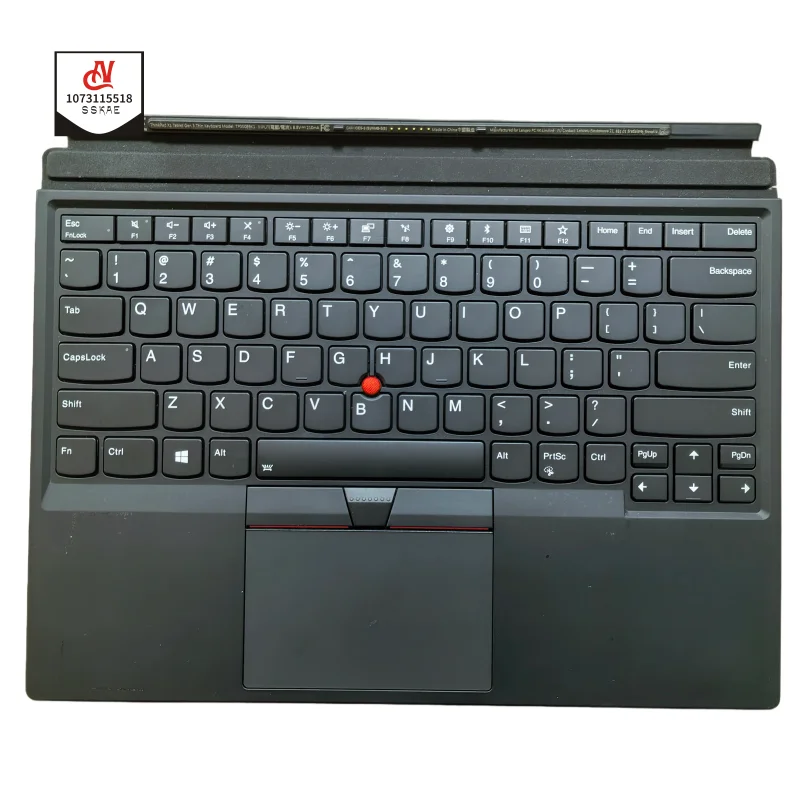 

Used With Backlit US English Backlight Keyboard 2018 For Thinkpad X1 Tablet Gen3 3rd Palmrest Touchpad 02HL150 01HX850 01AW830