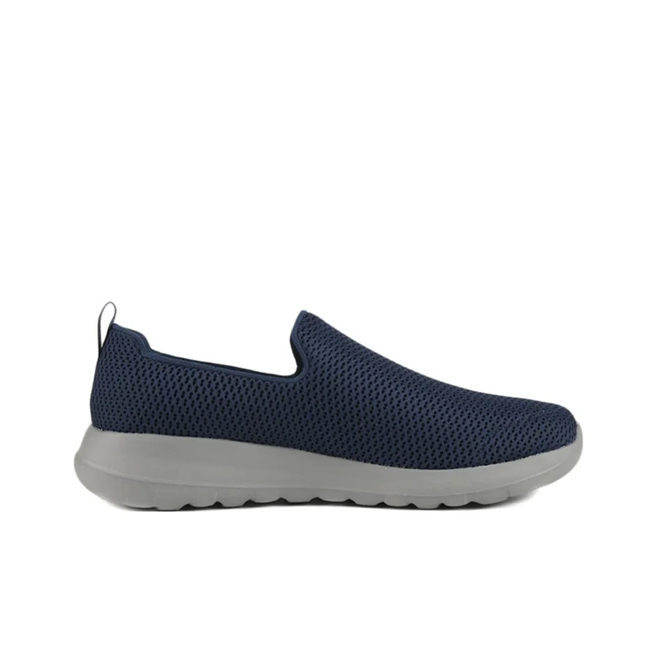 Skechers GO WALK Ma Fabric Cushioning Breathable Cushioning Breathable Low top Casual Running Shoes Men's Marine Blue 54600-NVGY view 3