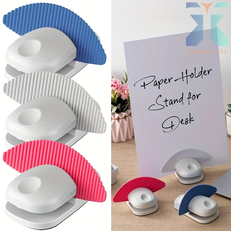 

Портативный держатель для документов с нескользящим основанием — держатель для бумаги формата А4 для офиса, набора текста, чтения — прочный пластиковый настольный органайзер