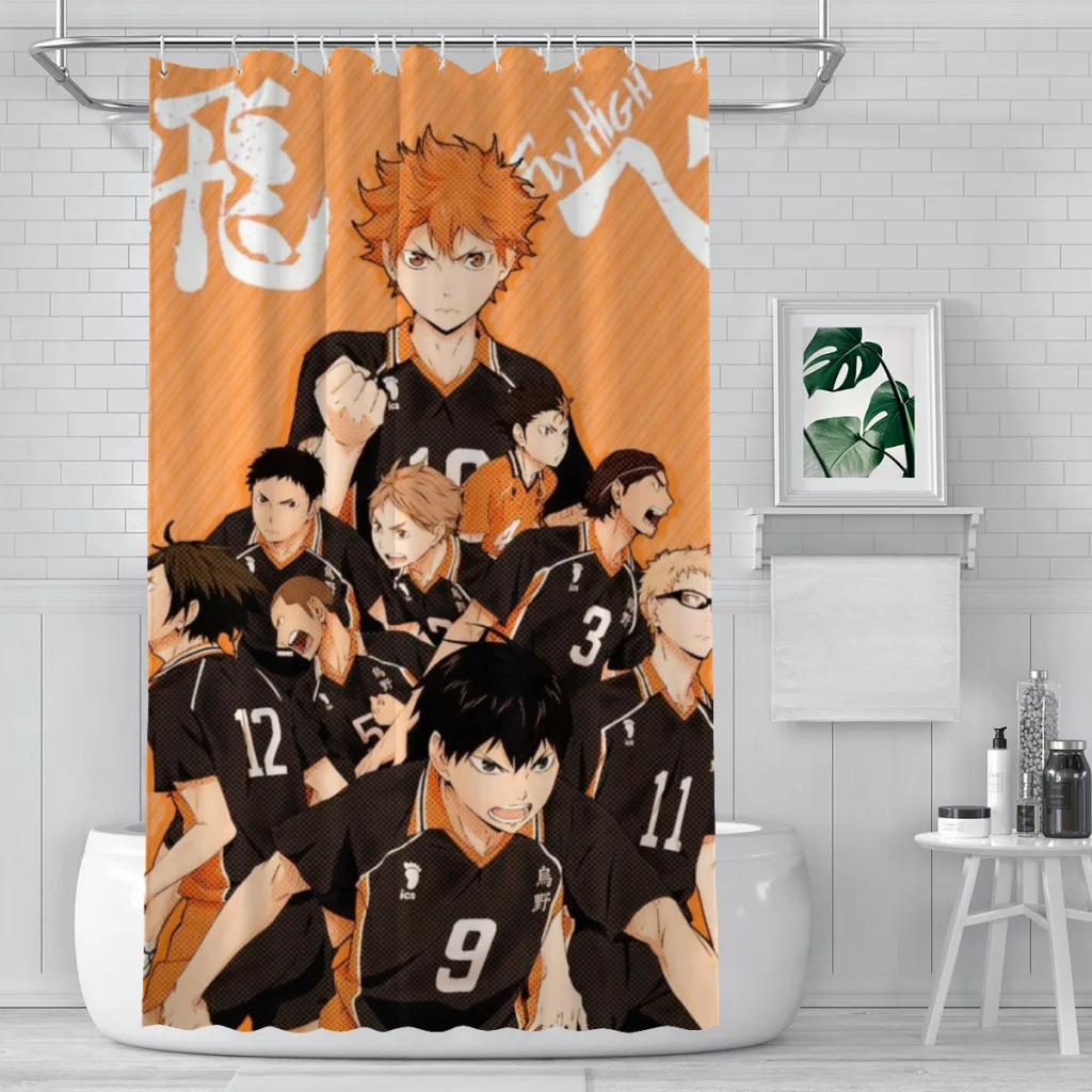 Haikyuu Shower Curtain  Bathroom Decoration Shower Curtain Birthday Gift