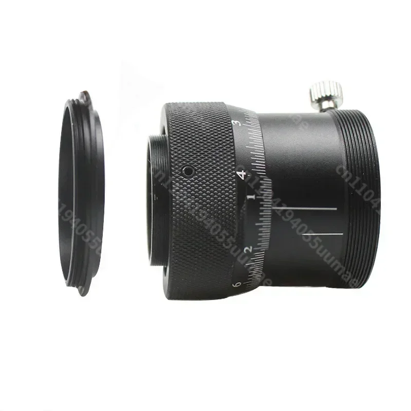 1.25 Inch Double Helical Focuser Fine Adjustable High Precision for Telescope Finder Guidescope with M42 T2 SCT Thread Adapter
