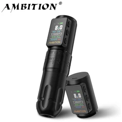 Ambition Soldier270S Wireless Tattoo Machine Stroke5.0mm+4.5mm 1800mAh Billing Battery with 270 g.cm High Torque Brushless Motor