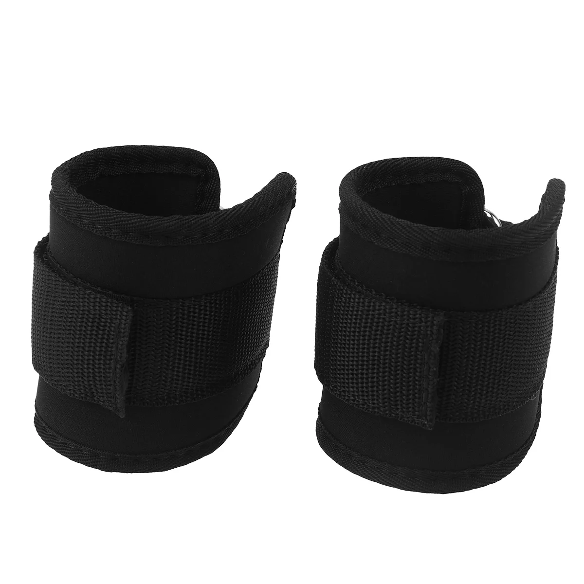 

2Pcs Ankle Wrist Adjustable Weights Black Neoprene Hook Loop Buckle for Aquatic Exercise Water Aerobics Dryland Training