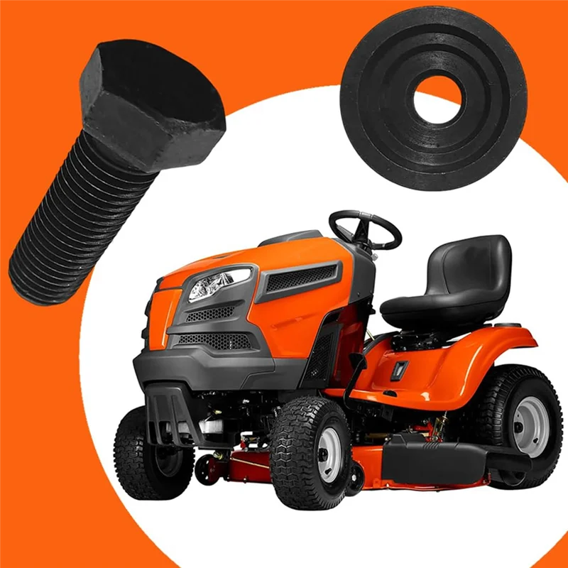 ABDJ-pièces de tondeuse à gazon 4 pièces boulon de lame et rondelle pour tondeuse artisanale/boulon de lame de tracteur avec rondelle à ventouses 532193003