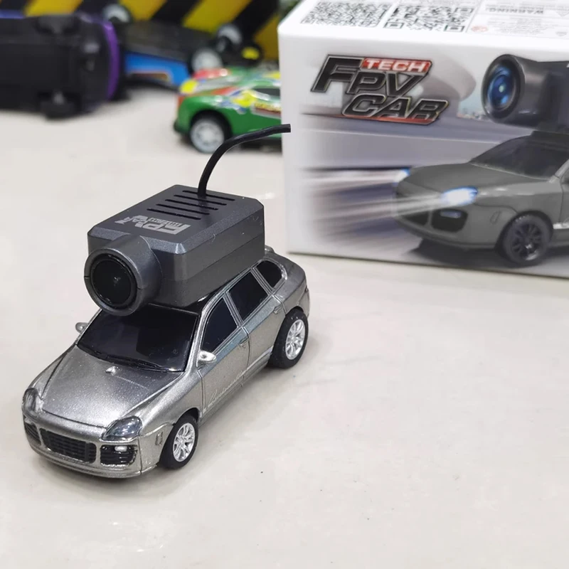 Wltoys 6401 1/64 FPV عرض الشخص الأول سيارة RC صغيرة وردي رمادي أصفر 2.4 جيجا هرتز مع جيروسكوب مع لعبة سباق الكاميرا للأطفال #3