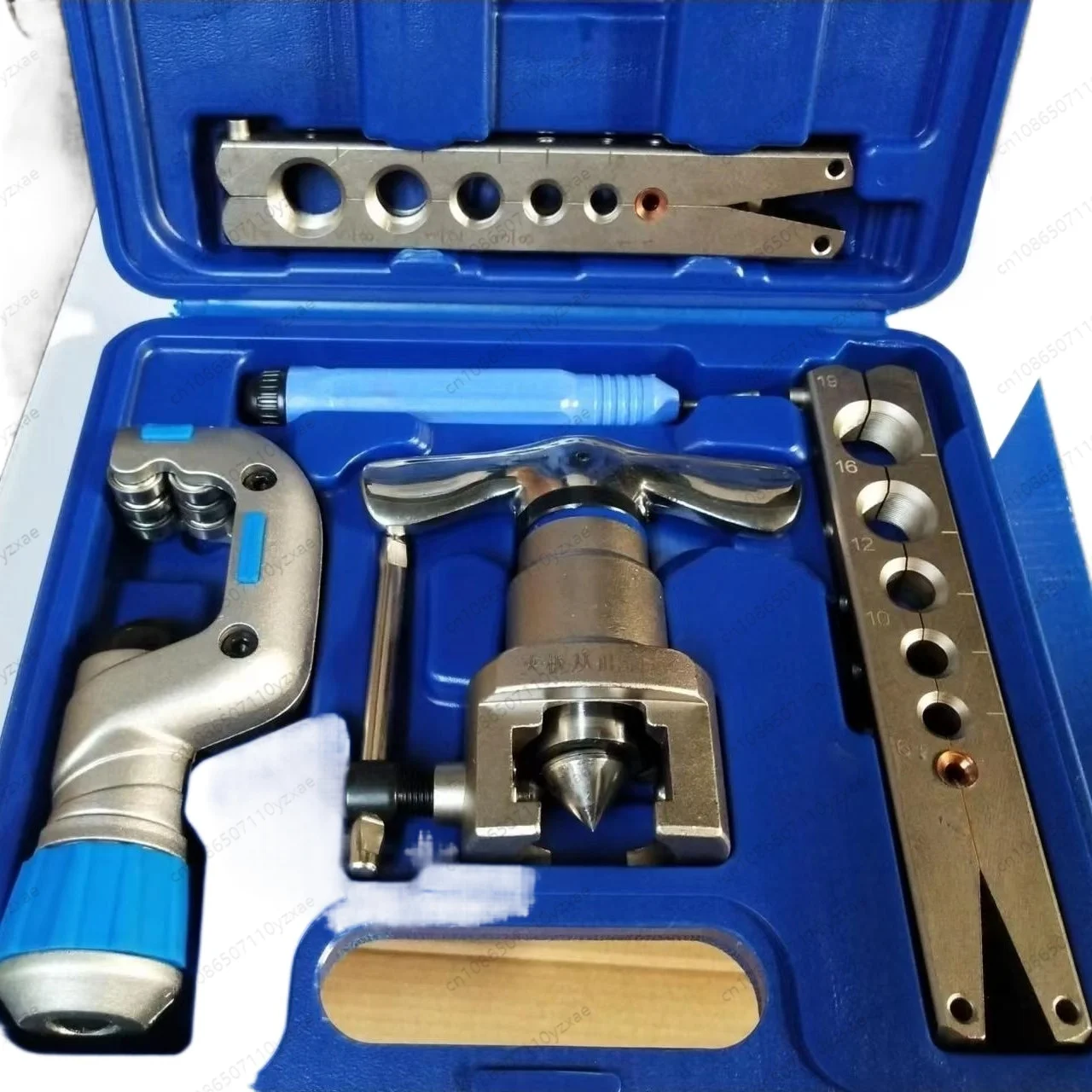 

Eccentric pipe expander, refrigerator air conditioner pipe reaming repair tool, eccentric pipe expander