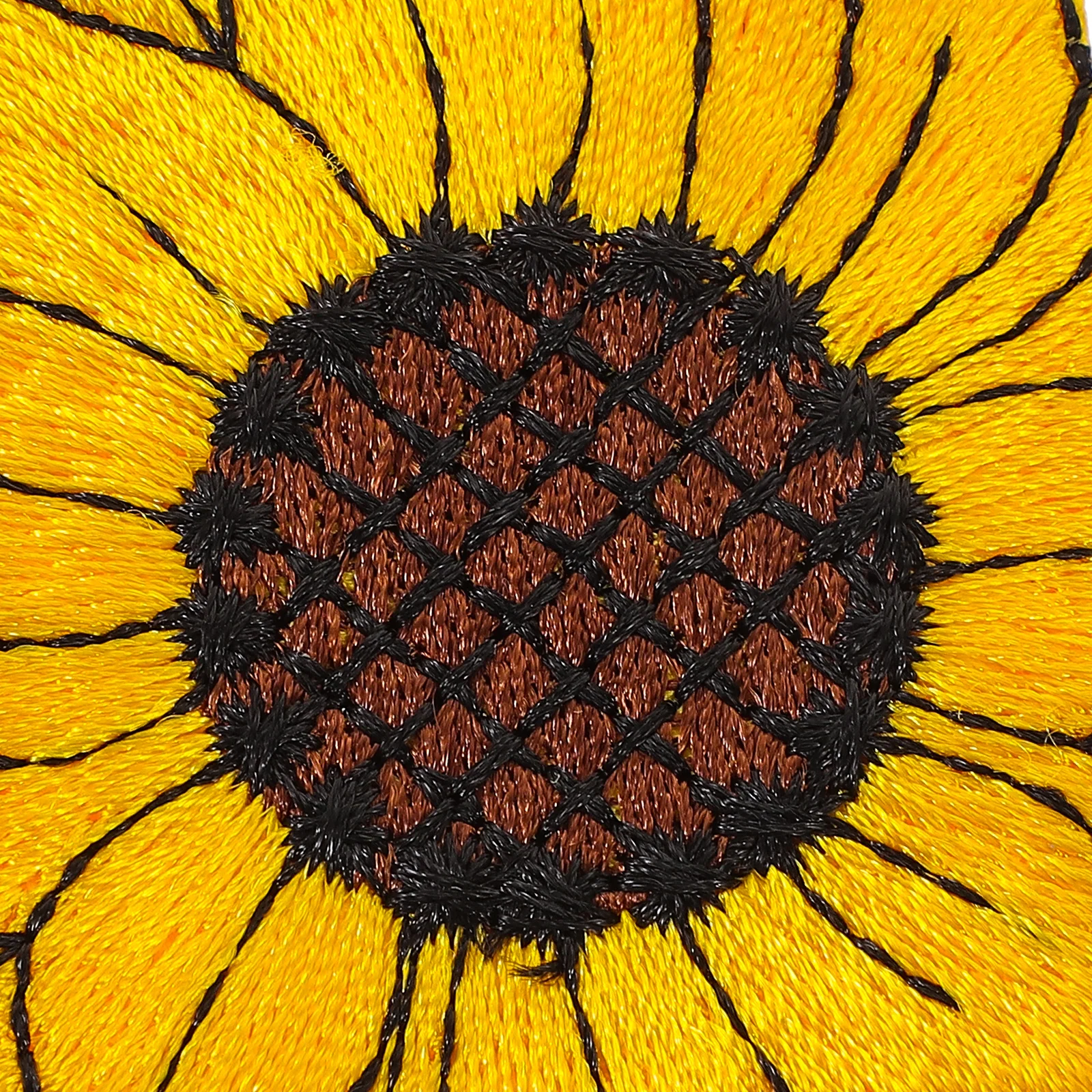 

3Pcs Fabric Decoration Sunflower Embroidery Patch DIY Clothes Sewing Patch Flower Applique for Clothing Bags Crafts