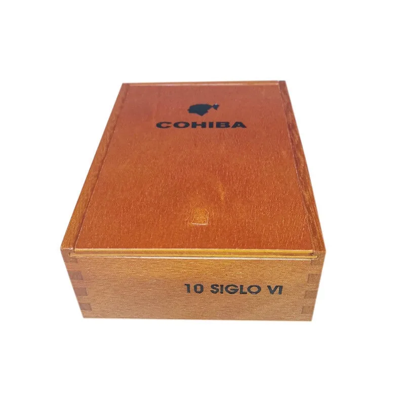 Pine Wood Cigar Humidor, Cedar Box, Holds 10 to 25 Cigars