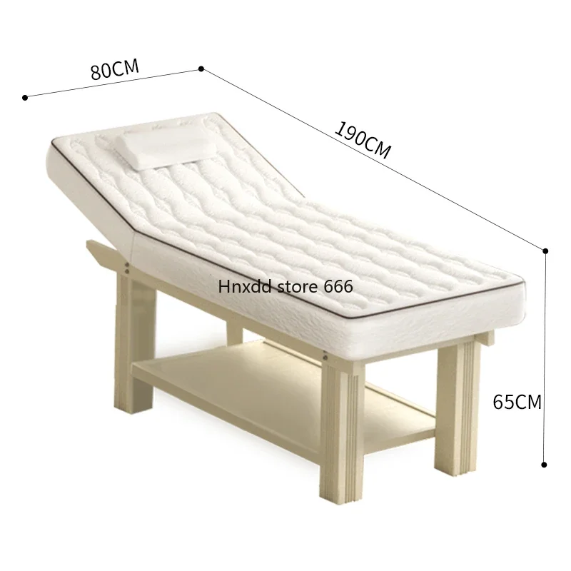 Solid wood beauty salon special spa massage traditional Chinese medicine physiotherapy massage moxibustion bed