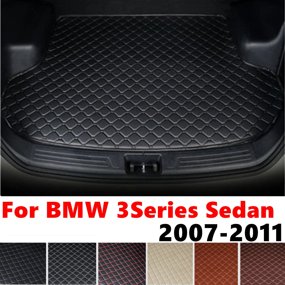 

Коврик для багажника автомобиля для BMW 3 серии Sedan E90 2011 2010 2009 2008 2007, задний коврик для груза, коврик, внутренние части, аксессуары, крышка багажника