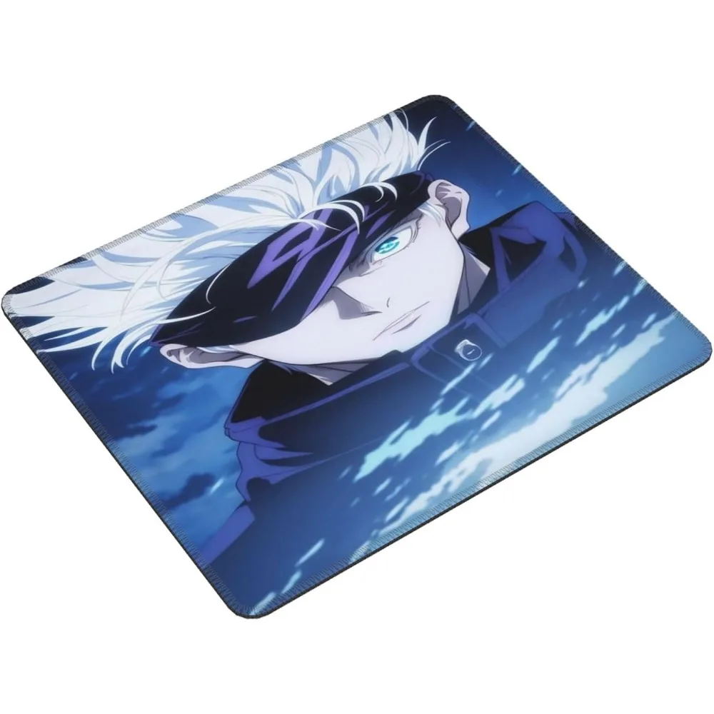 Grande mouse pad de borracha antiderrapante para jogos para laptop e computador, 7 x 8,6 polegadas