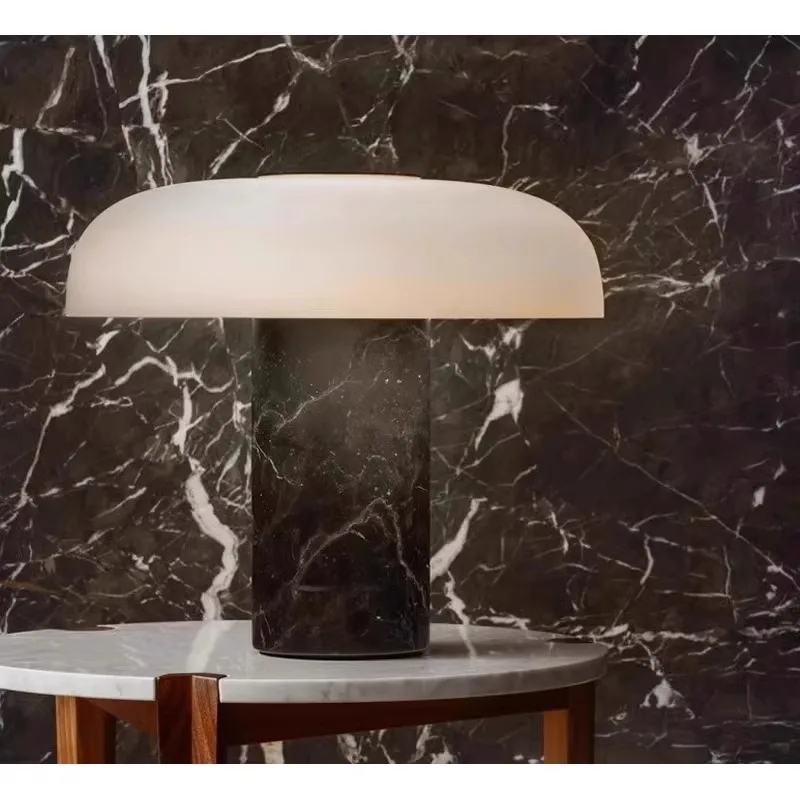 Premium Sense Of Simple Marble Table Lamp Living Room Bedroom Bedside Study Hotel Small Table Lamps