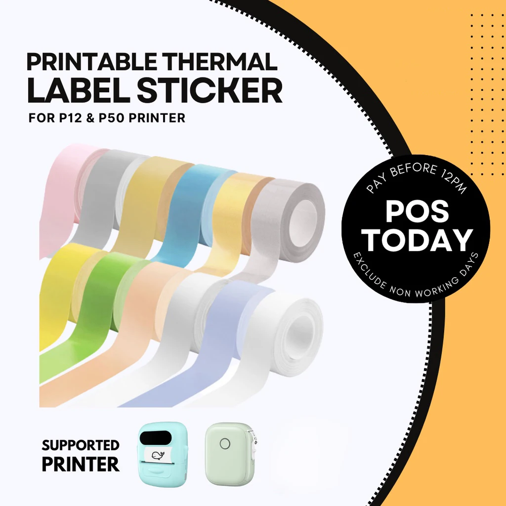 

Принтер этикеток Bluetooth P12 P50, водонепроницаемые, устойчивые к разрыву сменные термопринтеры, наклейки для офиса, кухни, школы