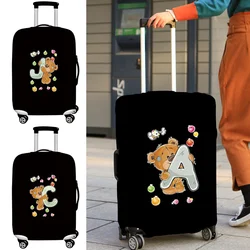 Luggage Cover Stretch Fabric Suitcase Protector Baggage Dust Case Cover Suitable 18-32 Inch SuitcaseTravel Organizer Bear Series