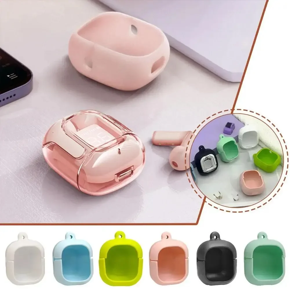 Earbuds Silicon Case Silicone Case with Lanyard for Wireless Earbuds Earbuds Organization Protection Cases for School Travelling