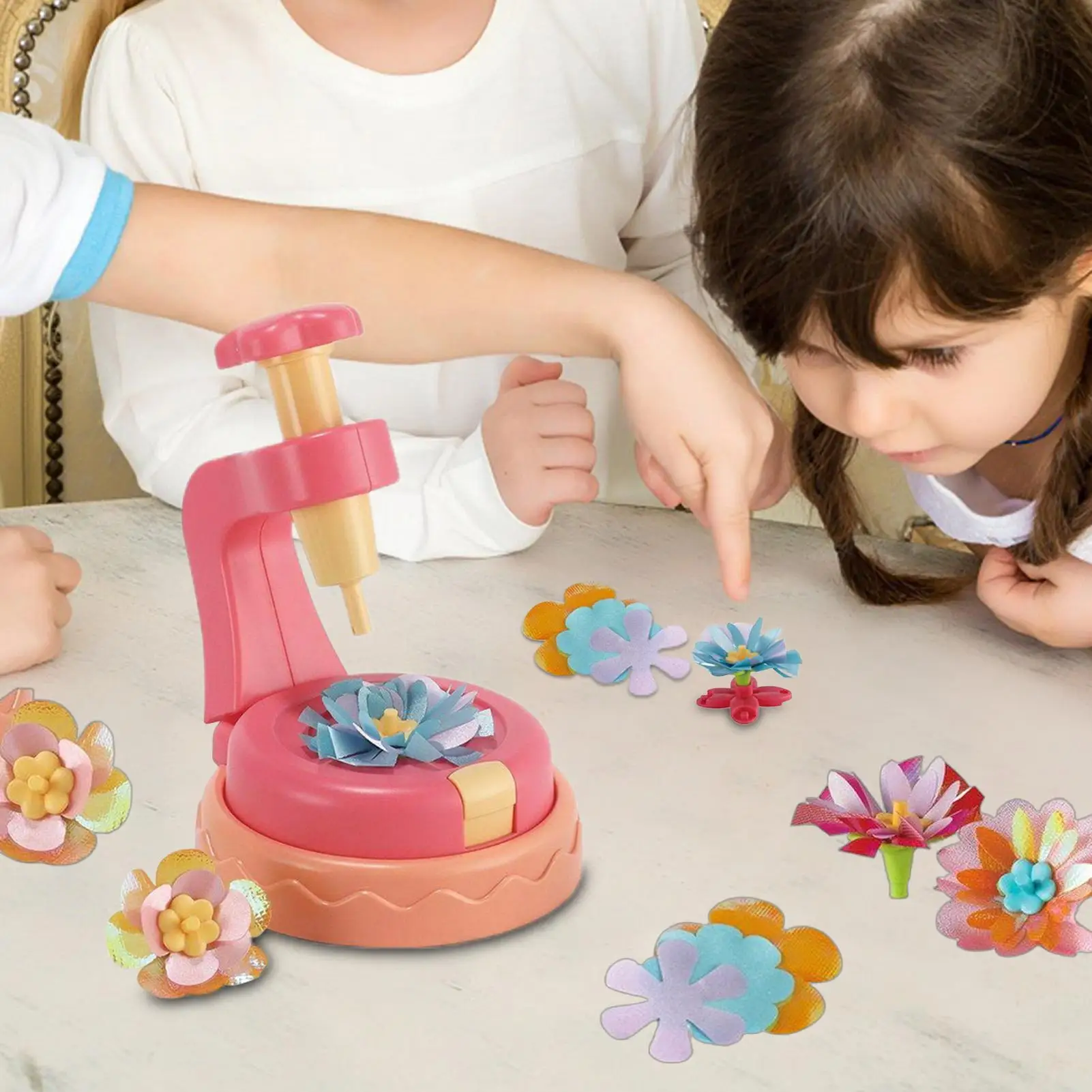 Blumenhandwerk für Kinder, STEM-Blumenstrauß für Eltern und Kinder, pädagogisches Blumenmacher-Aktivität für 6 Jahre, Jungen und Mädchen, Frühling