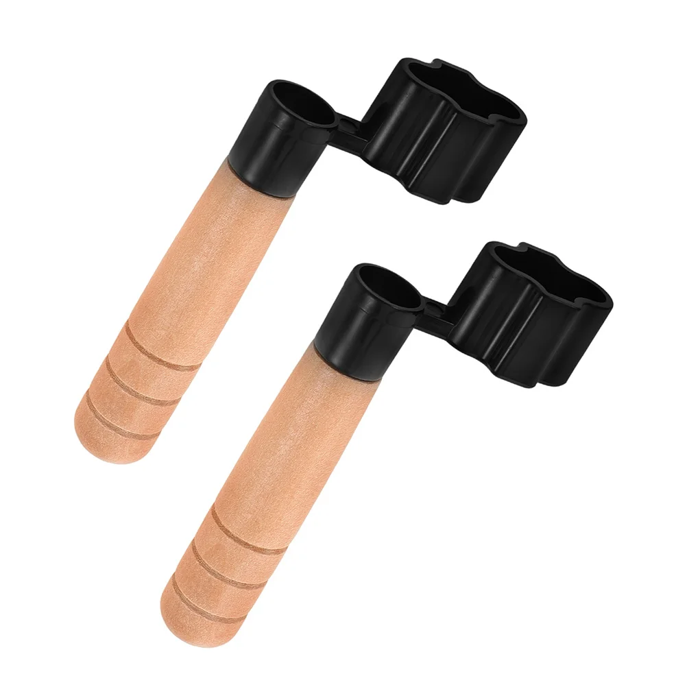 

2Pcs Guitar String Winder Wooden Handle Acoustic Bass Electric String Changing Tool Bridge Pin Remover Guitar Maintenance Tool