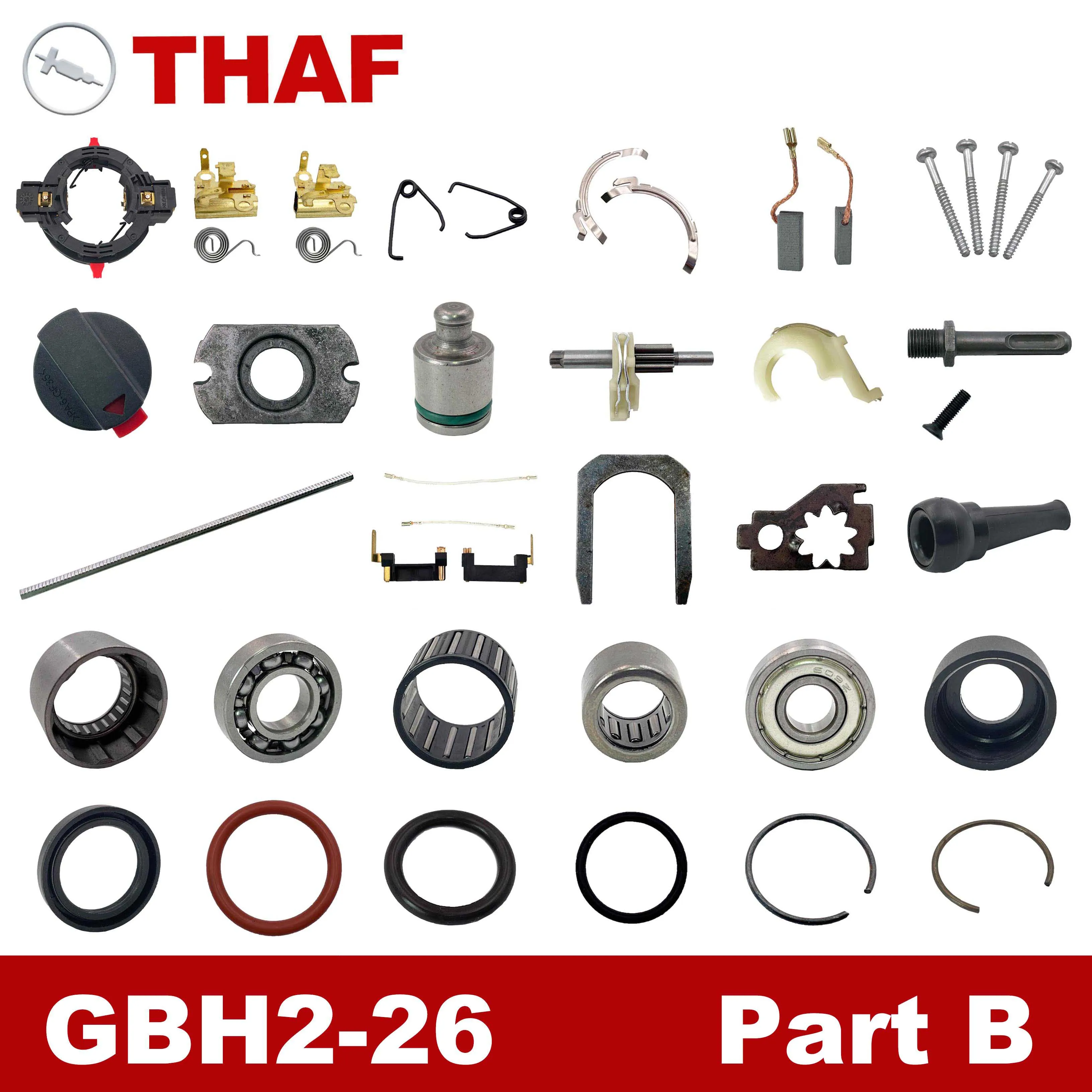 إبرة جلبة الأسطوانة تحمل استبدال قطع الغيار لبوش الكهربائية مطرقة دورانية GBH2-26 A22