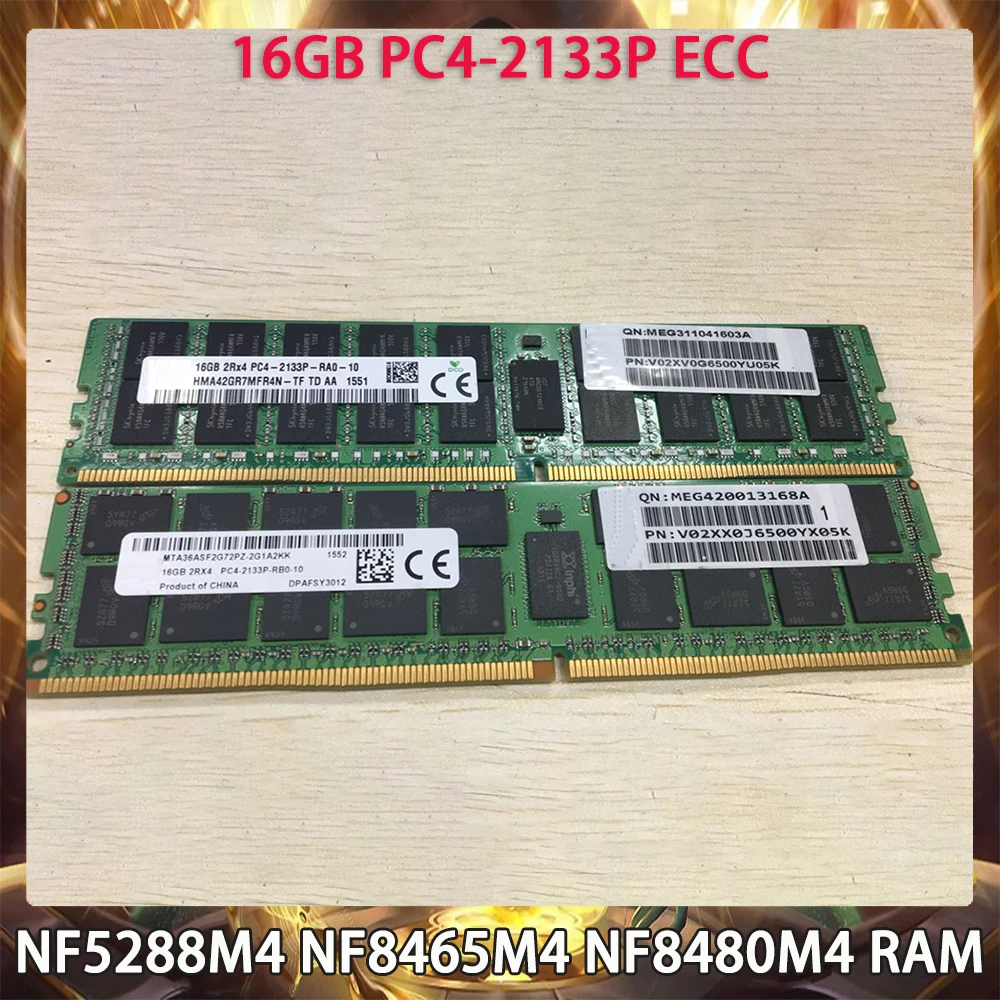 

For Inspur NF5288M4 NF8465M4 NF8480M4 Server Memory 16GB PC4-2133P ECC RAM Works Perfectly Fast Ship High Quality