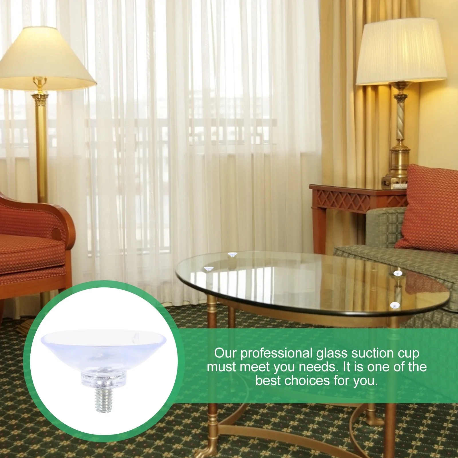 1Set Transparent Strong Screw Suction Cup Manual Tightening Clear PVC Iron Glass Surface Sucker for Window Mirror Home Decor