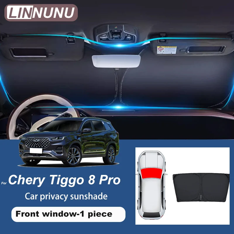 

LINNUNU для Chery Tiggo 8 pro солнцезащитный козырек на лобовое стекло складной козырек от солнца на лобовое стекло автомобиля блоки УФ-лучей и теплозащитная конфиденциальность