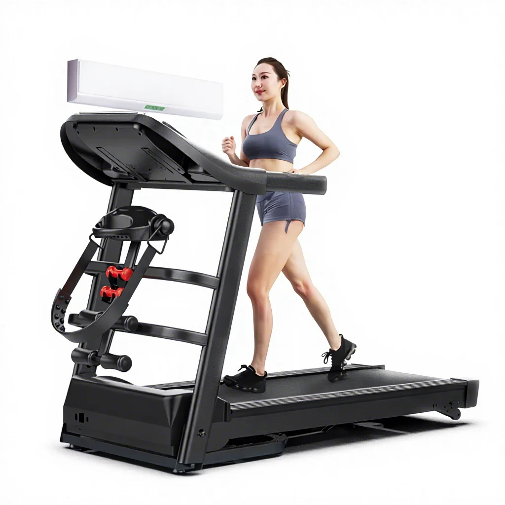 Manufacturer New Commercial Fully Foldable Electric 1To14Kph Speed Treadmill With Exercise Programs For Gym Use