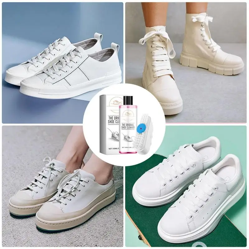 Shoe Whitener Whiten Refreshed Polish White Shoe Cleaning Foam White Shoes Cleaner Cleaning Tool Sneakers Care Shoe Cleaning Kit