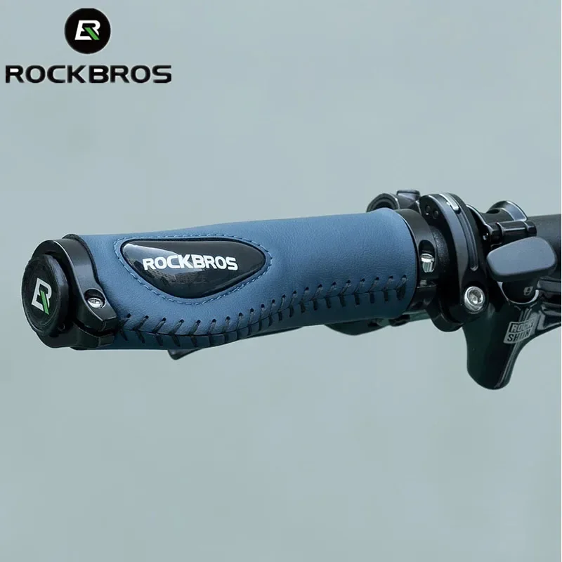 ROCKBROS Local Shipping Bike Silicone Grips Bilateral Locking Shock Absorption Comfortable Bicycle Grip Non Slip Ergonomic
