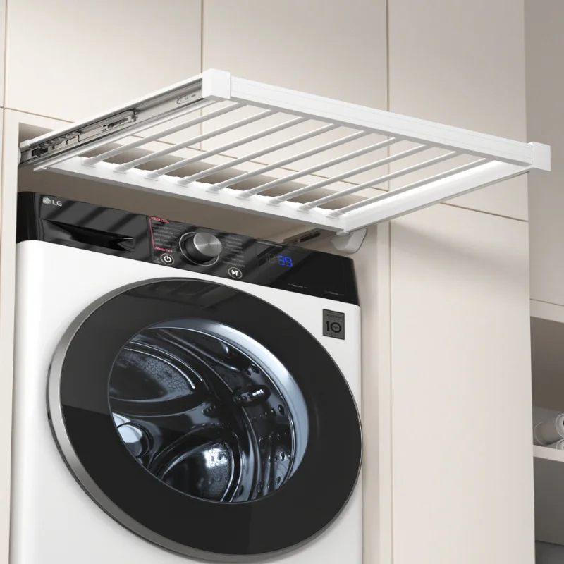 

Сушилка Бытовой балкон Невидимая сушилка Стиральная машина Подтягивающаяся вешалка для брюк Вешалка Многофункциональный артеф для сушки пола