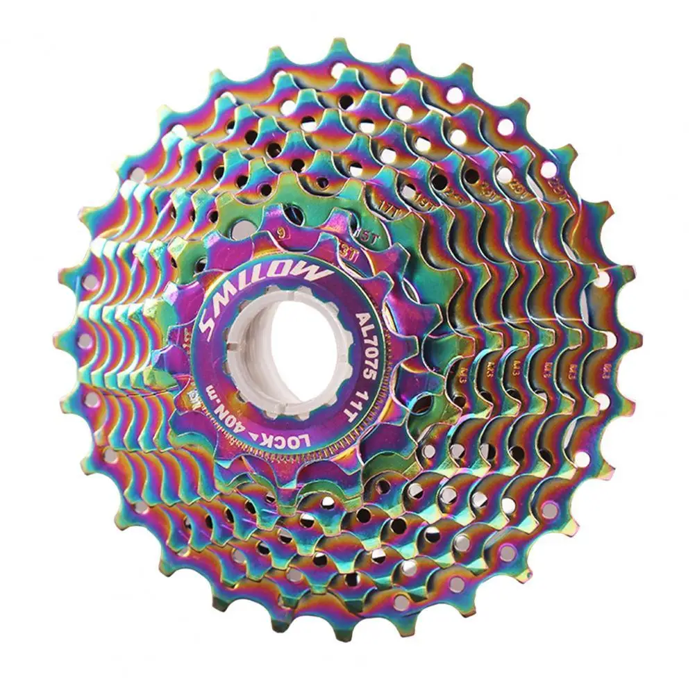 

Bicycle Flywheel Hollow-carved Design Wear Resistant Chrome-molybdenum Steel Bicycle Speed Freewheel for Outdoor Cycling