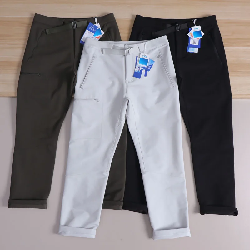 

Мужские повседневные брюки для активного отдыха, ветрозащитные, влагоотводящие, прямого кроя, удобные, весна-осень, из полиэфирного волокна